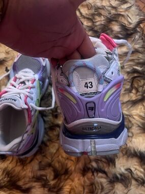 Balenciaga Multicolor Sneakers - Purple, Pink & Green Accents